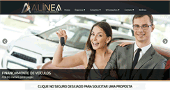 Desktop Screenshot of alineaseguros.com.br